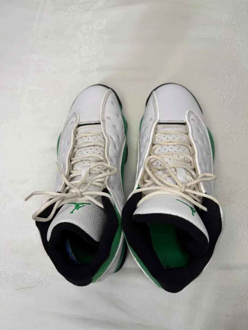Nike Air Jordan 13 Retro White/Lucky Green 2020 DB6537-113 Men's Size 9.5
